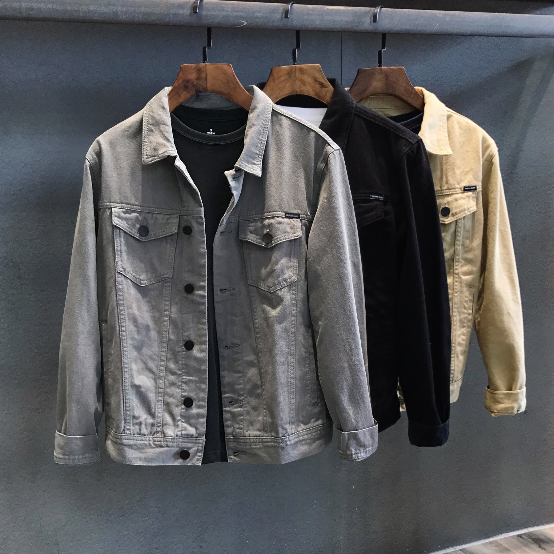 Trendy Casual Tooling Denim Jacket Men - WAlMYe #