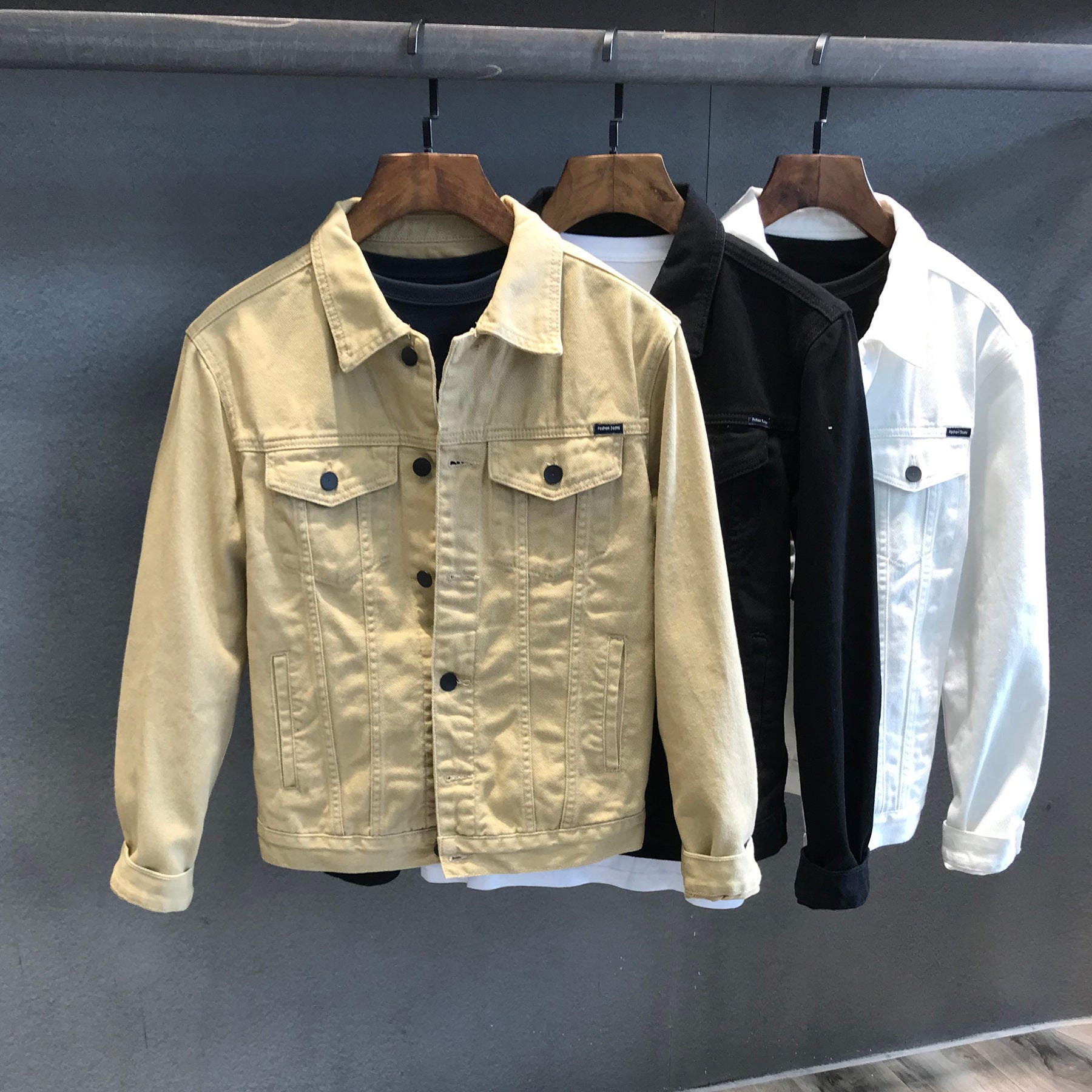 Trendy Casual Tooling Denim Jacket Men - WAlMYe #