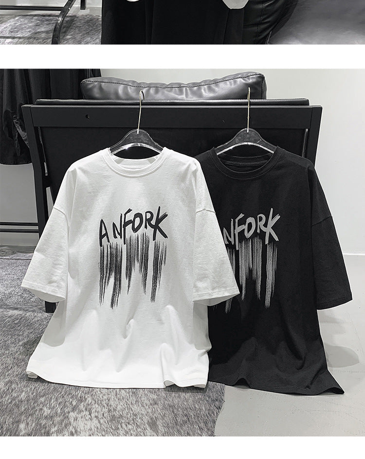 Summer Men's Letter Printing T-shirt Men - WAlMYe #