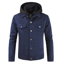 Load image into Gallery viewer, Single-breasted Casual Youth Jacket With Detachable Collar - WAlMYe #
