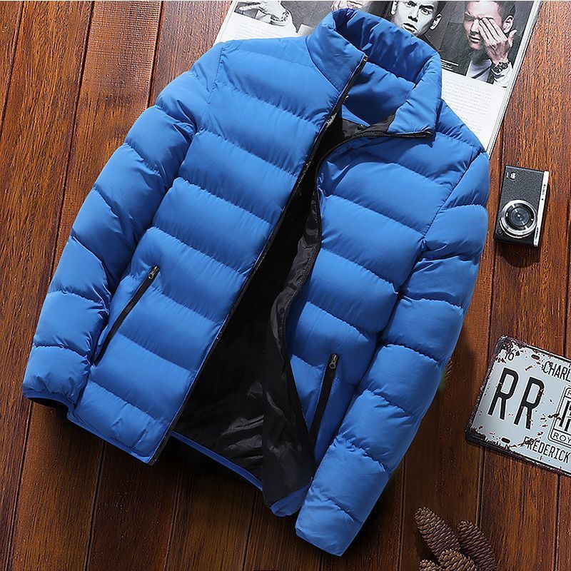 comfortable jacket With Stand-Up Collar And Warm Cotton - WAlMYe #