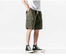 Load image into Gallery viewer, Summer New Men&#39;s Loose Five-Point Pants
