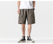 Load image into Gallery viewer, Summer New Men&#39;s Loose Five-Point Pants
