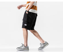 Load image into Gallery viewer, Summer New Men&#39;s Loose Five-Point Pants
