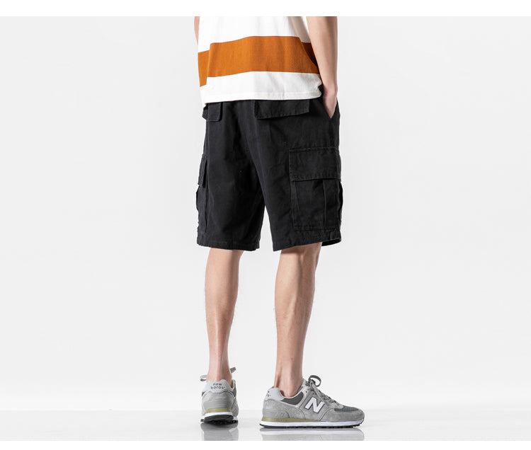 Summer New Men's Loose Five-Point Pants - WAlMYe #
