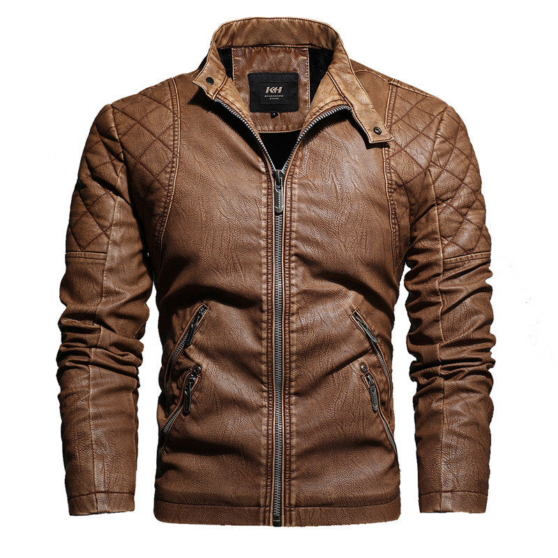 Men's Fashion Trendy Men Autumn And Winter Leather Jackets