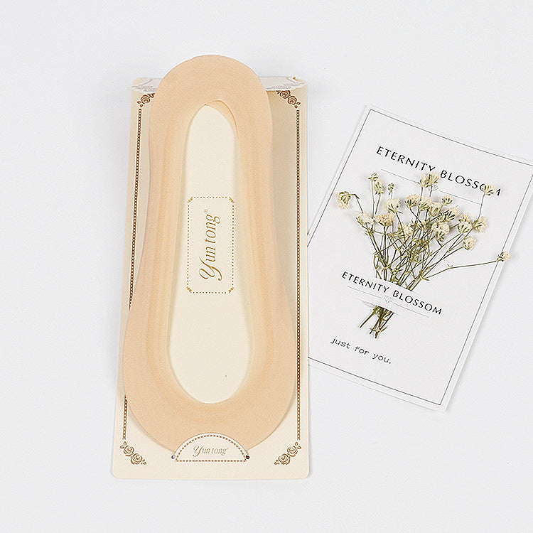 Ladies Ice Silk Shallow Mouth Seamless Boat Socks - WAlMYe #