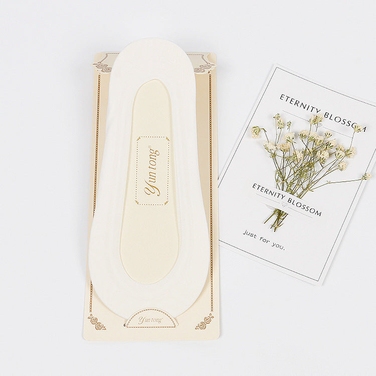 Ladies Ice Silk Shallow Mouth Seamless Boat Socks - WAlMYe #