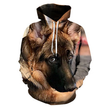 Load image into Gallery viewer, Cute Gentle Dog Men and Women 3D Pullover Hooded Sweater
