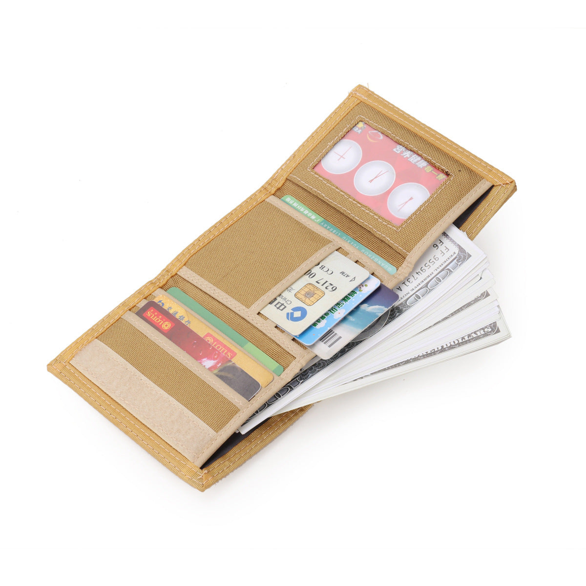 Canvas Men's Wallet Zipper Coin Purse Wallet - WAlMYe #