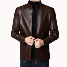 Load image into Gallery viewer, Middle-Aged And Elderly Men&#39;s Leather Jackets
