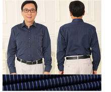 Load image into Gallery viewer, Men&#39;s Pinstripe Long-Sleeved Comfortable Shirt
