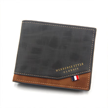 Load image into Gallery viewer, Men&#39;s Wallet With Bronzing Printed Hinge
