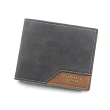 Load image into Gallery viewer, Men&#39;s Wallet With Bronzing Printed Hinge

