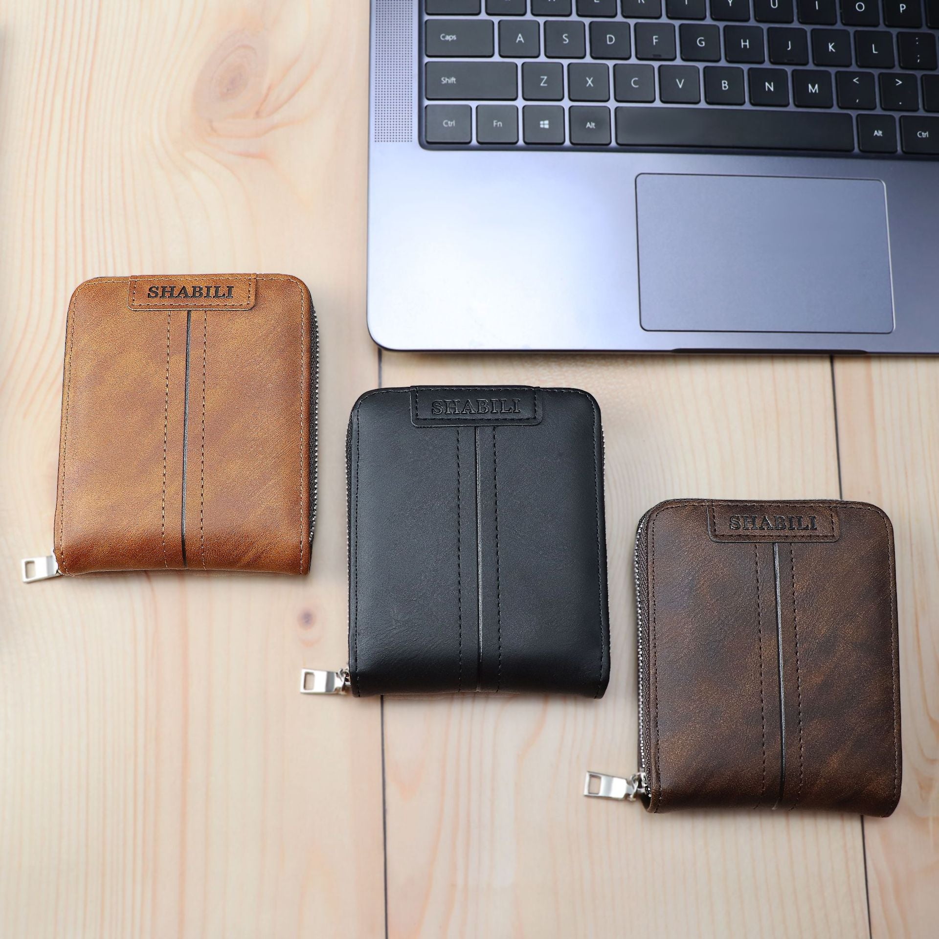 Fashion Men'S Short Wallet, Classic Hot Style, Horizontal Style, Large Capacity Zipper, Multi-Card Business Wallet - WAlMYe #