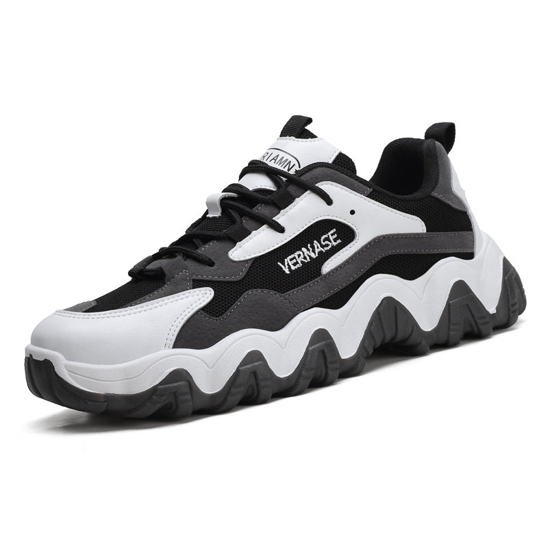 Couple Dad Casual Leather Sneakers - WAlMYe #