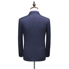 Load image into Gallery viewer, 2018 Autumn And Winter New Foreign Trade New Men&#39;s Double-Breasted Striped Suit Three-Piece suit
