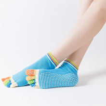 Load image into Gallery viewer, SpringSummerAutumnAnd Winter Seasons To Wear Sports DispensingLadies Color Toe Five-Toed ShortTubeYoga Socks
