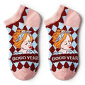 French Cat Illustration Socks Female Cute Cartoon Cat Lolita Illustration Ins Tide Socks Shallow Mouth Socks - WAlMYe #