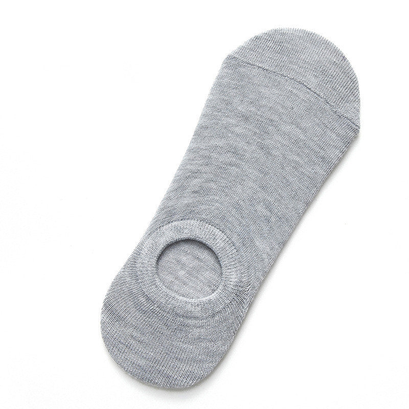 Socks Men And Women Solid Color Boat Socks Spring Invisible Socks Socks Socks Net Red Men'S Socks - WAlMYe #