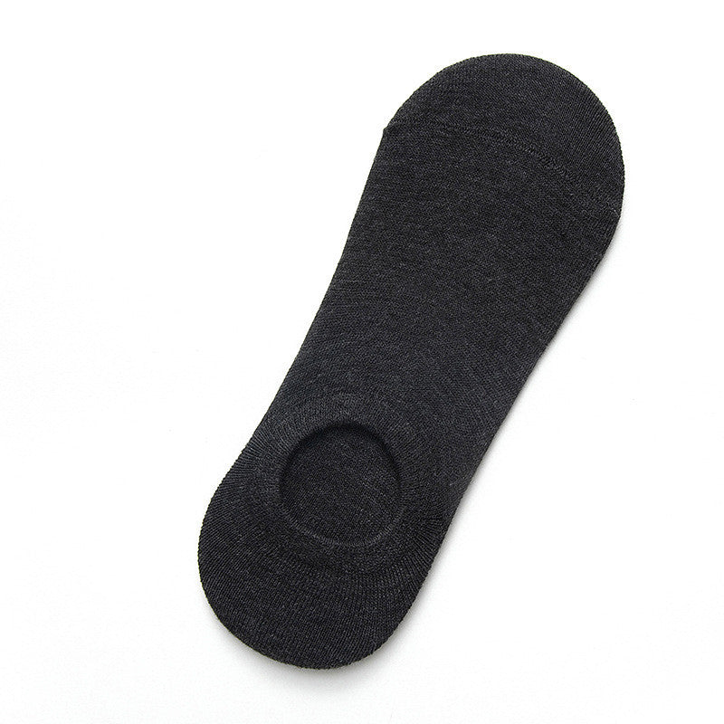 Socks Men And Women Solid Color Boat Socks Spring Invisible Socks Socks Socks Net Red Men'S Socks - WAlMYe #