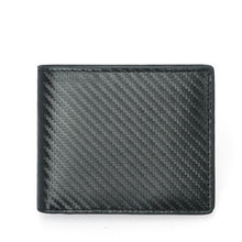 Load image into Gallery viewer, Carbon Fiber Pattern Anti-Theft Leather Men&#39;S Wallet
