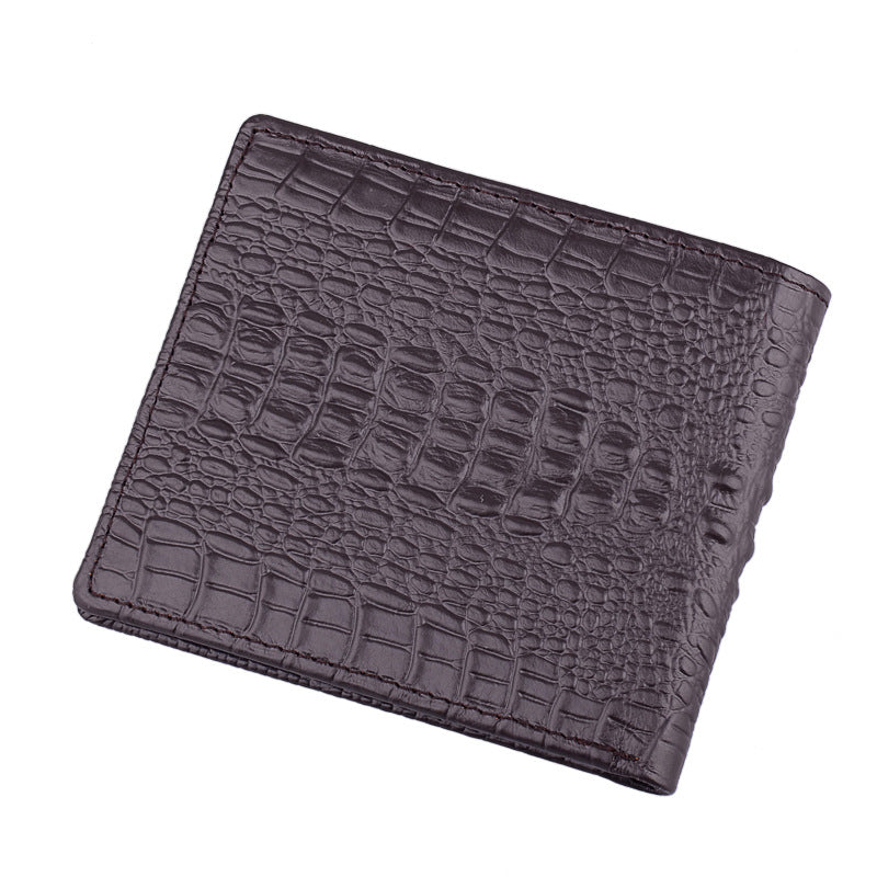 Leather Men'S Short Wallet  Head Money Clip Wallet Goods - WAlMYe #