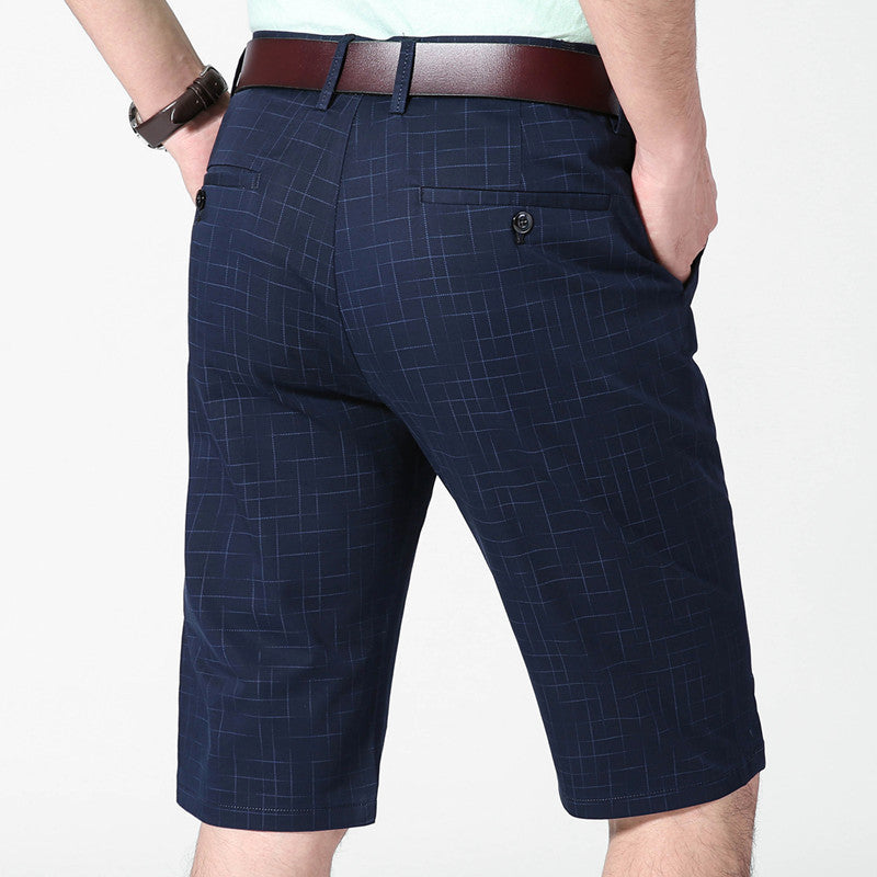 Men's Casual Pants Summer Thin Loose Straight Suit Shorts - WAlMYe #