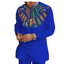 Load image into Gallery viewer, African Ethnic Printing Batik Cotton Men&#39;S Casual Suit
