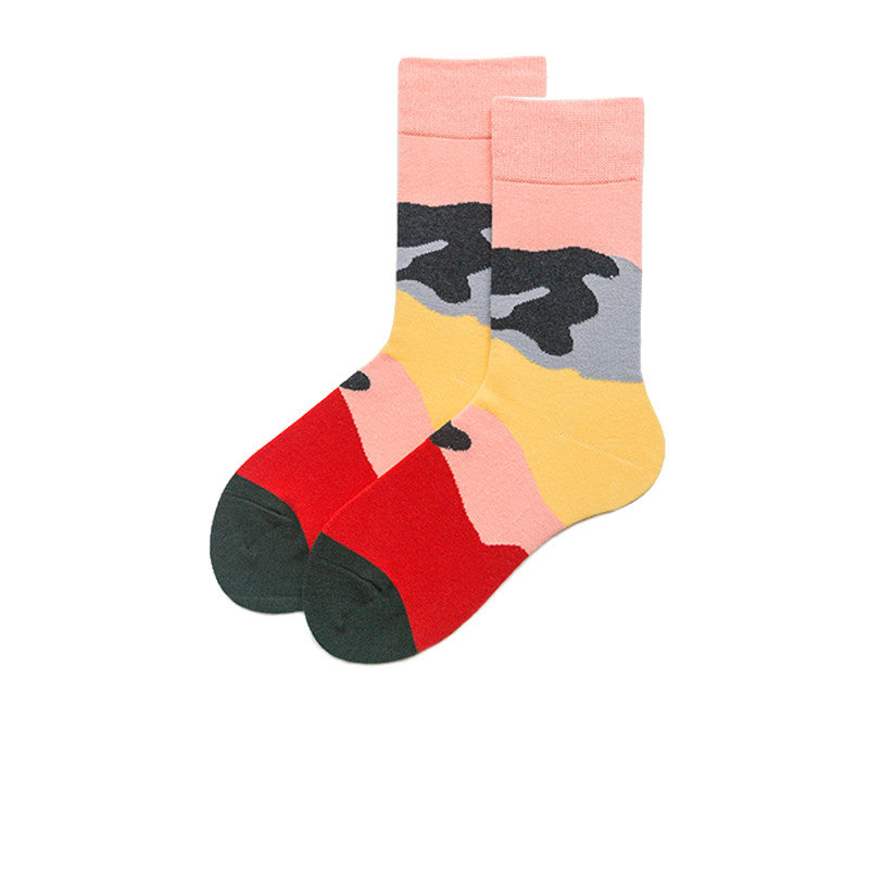 Spring And Autumn Mid-Length Hip-Hop Street Sports Socks - WAlMYe #