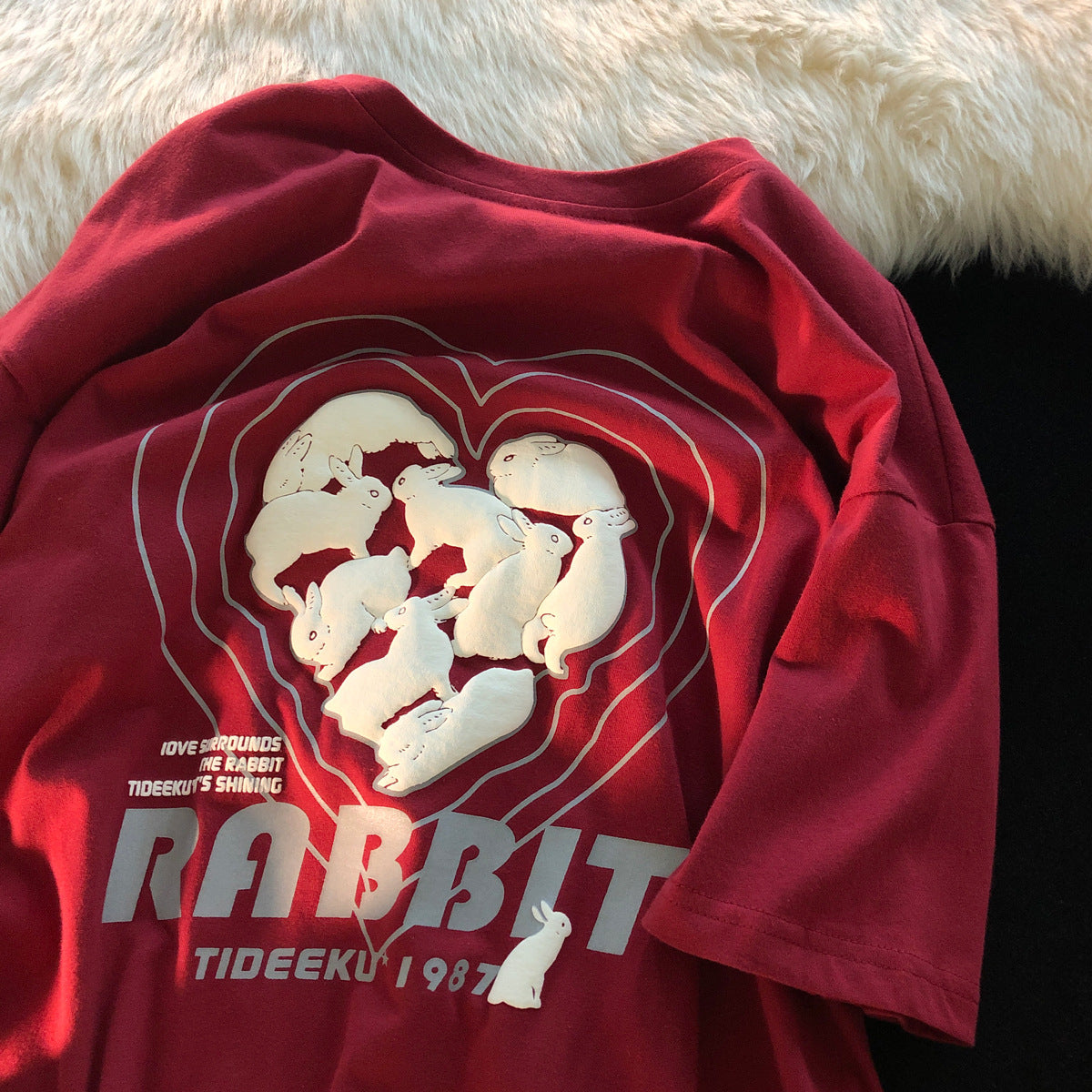 Bunny Love Short Sleeve T-Shirt - WAlMYe #