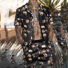 Load image into Gallery viewer, Floral Shirt Beach Two Piece Suit New Fashion Men Sets - WAlMYe #
