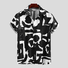 Load image into Gallery viewer, Summer Print Shirt Men&#39;s Short-sleeved Street Shirt
