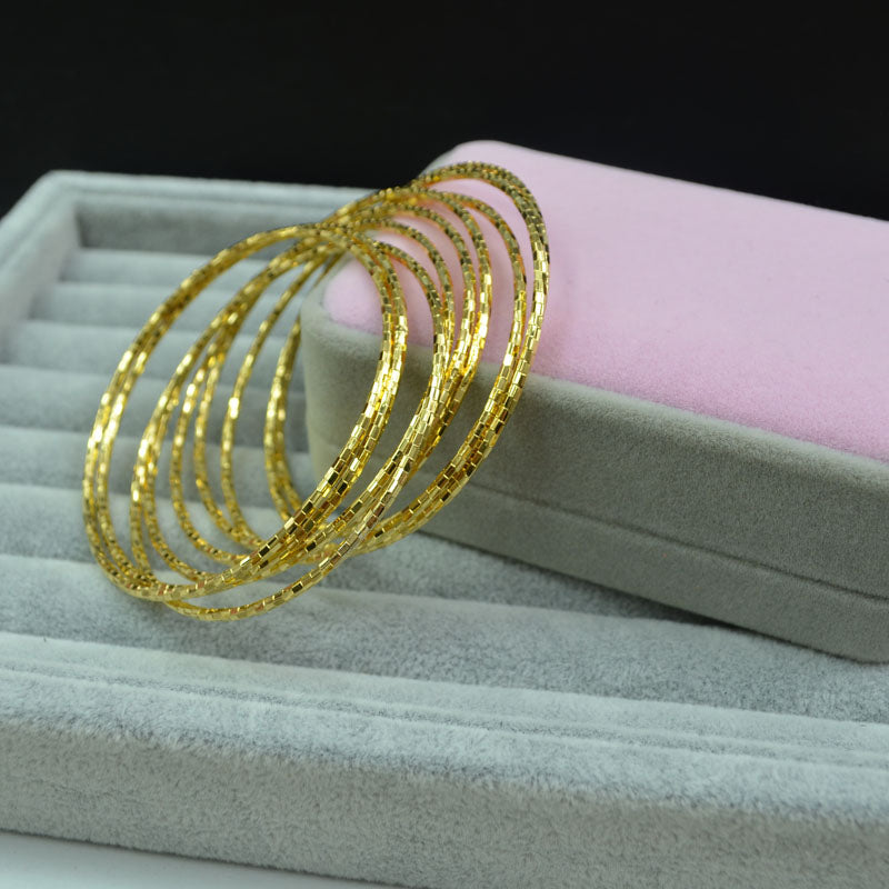 Euro Currency Vietnam Sand Gold Color Imitation Gold Bracelet - WAlMYe #