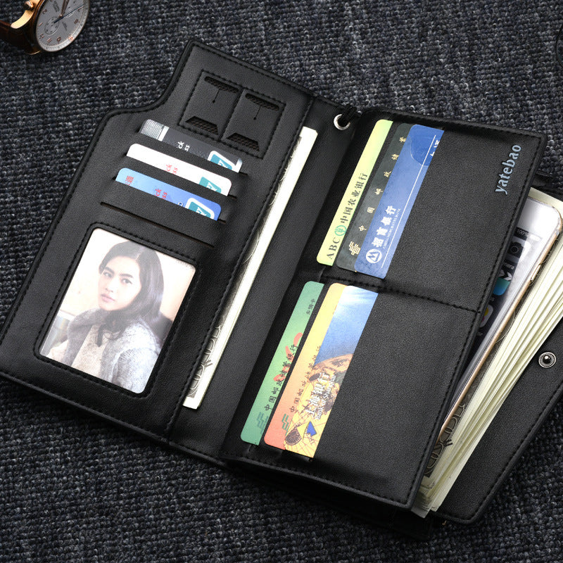 Multifunctional Buckle Hand Bag Long Large-capacity Wallet - WAlMYe #
