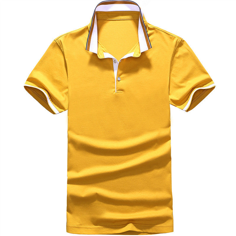 Short-sleeved T-shirt Men's Summer Thin Ice Mercerized Cotton Solid Color Fashion - WAlMYe #