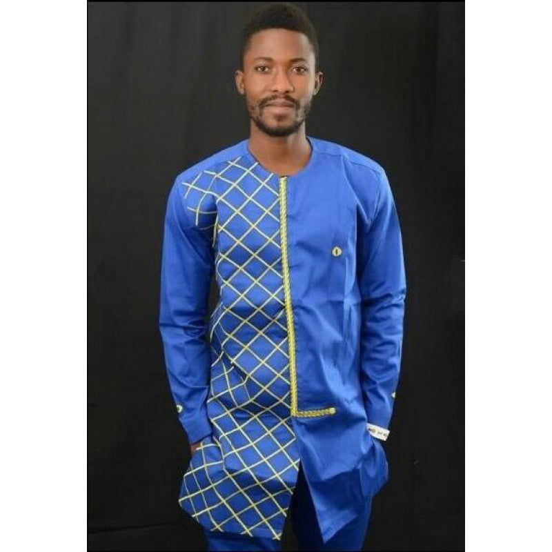 Ethnic Style Long African Suit - WAlMYe #