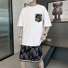 Load image into Gallery viewer, Trendy Men&#39;s Shorts Suit Casual Two Pieces
