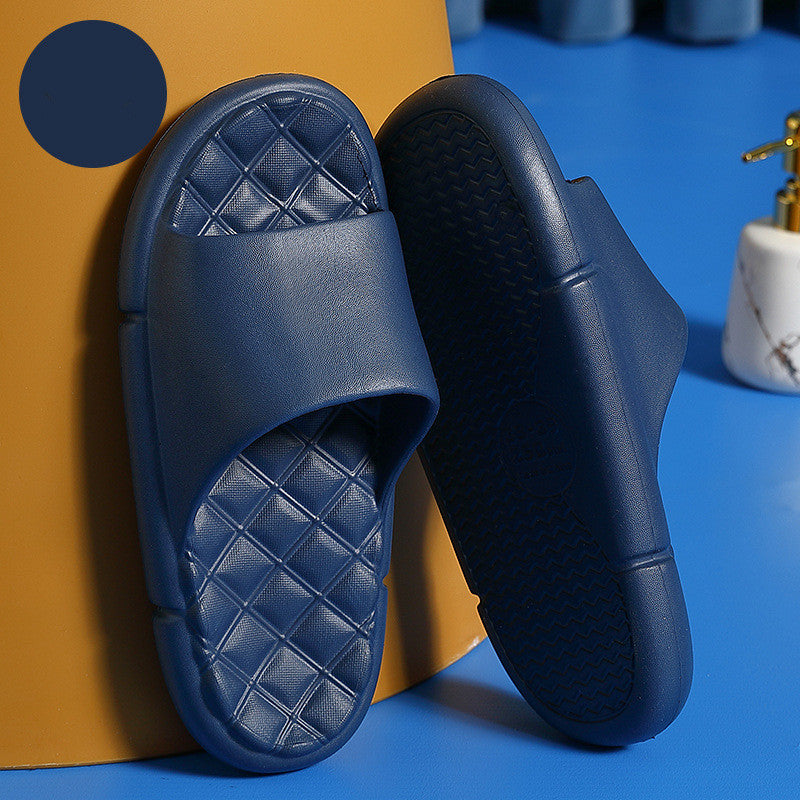 Household Thick-soled Indoor Bathroom Bathing Sandals And Slippers For Men And Women - WAlMYe #