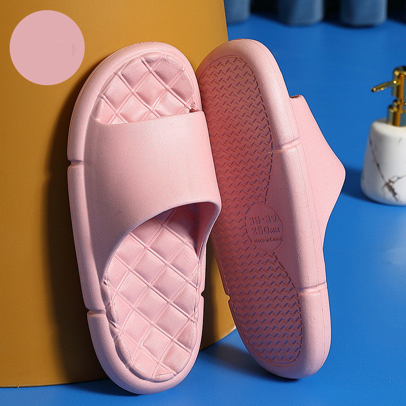 Household Thick-soled Indoor Bathroom Bathing Sandals And Slippers For Men And Women - WAlMYe #