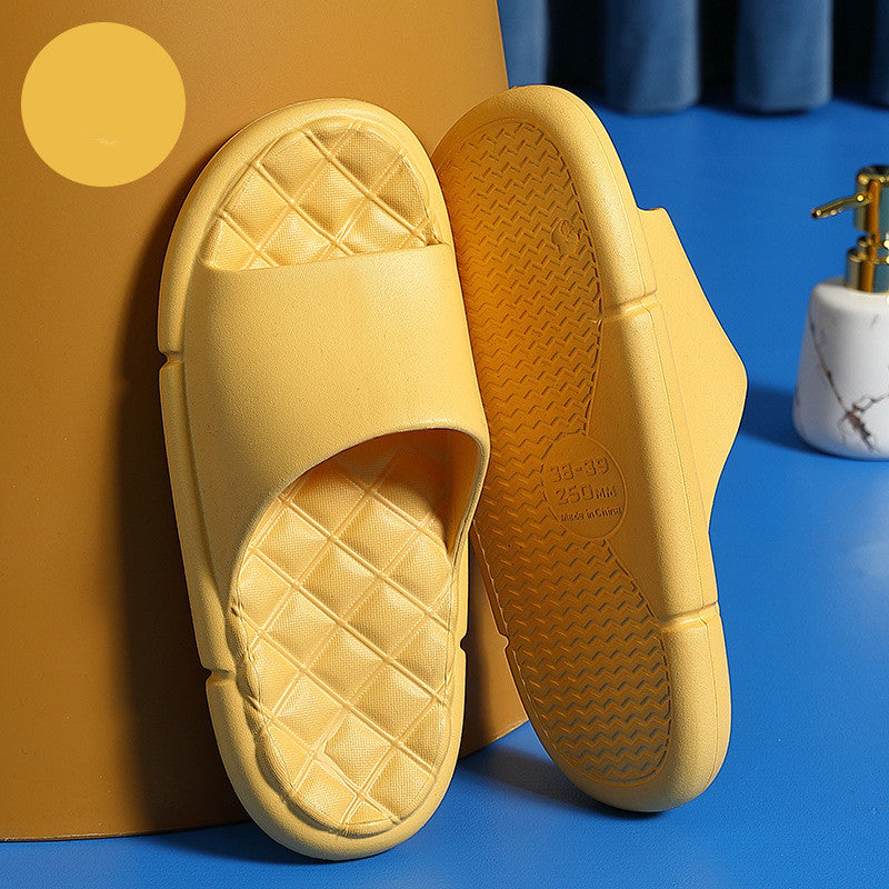 Household Thick-soled Indoor Bathroom Bathing Sandals And Slippers For Men And Women - WAlMYe #