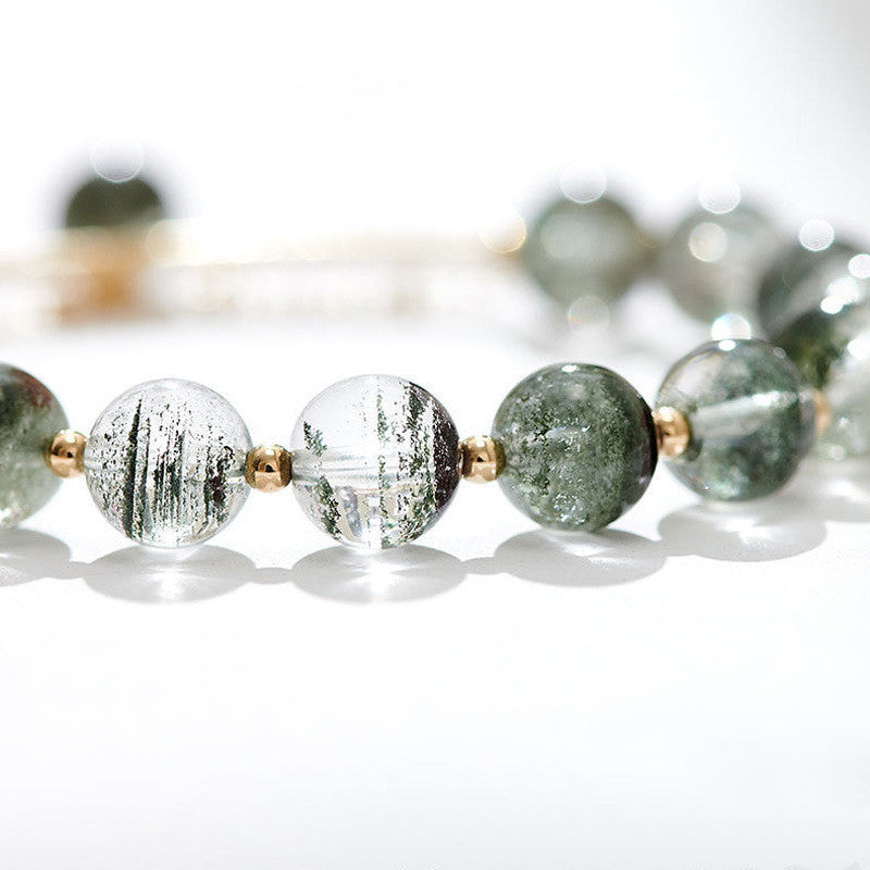 Caifajing Crystal Bracelet Female Simple Green Ghost Red Rabbit Fur Crystal Bracelet - WAlMYe #