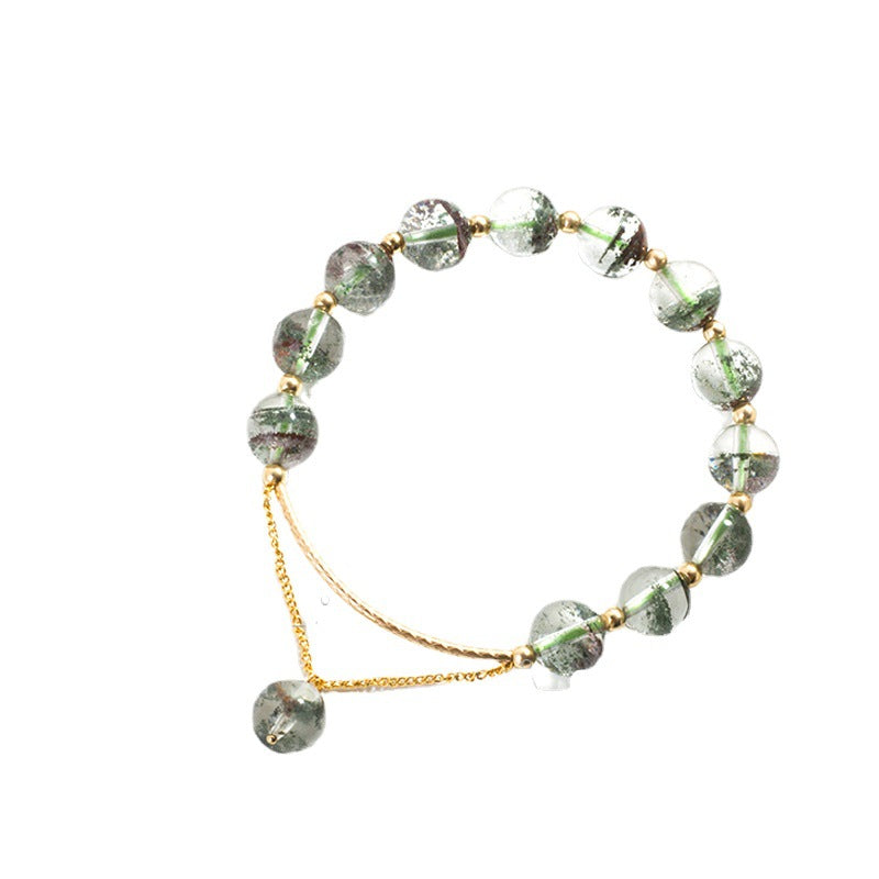 Caifajing Crystal Bracelet Female Simple Green Ghost Red Rabbit Fur Crystal Bracelet - WAlMYe #