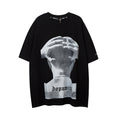 Diablo High Street National Trend Hip-hop Character Print Short Sleeve - WAlMYe #