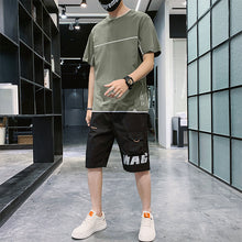 Load image into Gallery viewer, Men&#39;S Short Sleeve T-Shirt Shorts Suit

