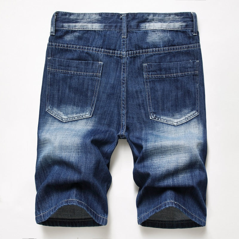 Denim Pants New Personality Retro Fashion Men's Trousers - WAlMYe #