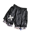 Both Sides Wear Stitching Camouflage Five-point Pants Hip-hop Casual Overalls - WAlMYe #