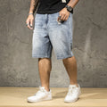Men's Stretch Five-point Denim Shorts - WAlMYe #