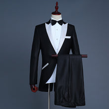 Load image into Gallery viewer, Male Dress Wedding Photo Groom Small Tuxedo Suit Suit

