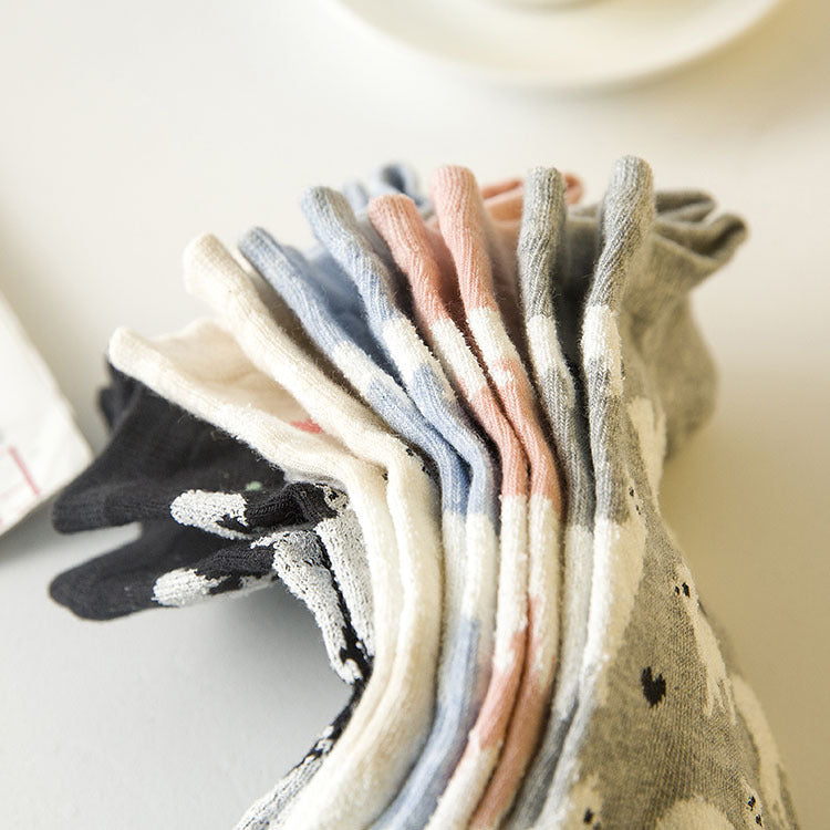 Cotton Short Ankle Socks - WAlMYe #